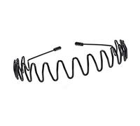 2X Unisex Metal Spring Wavy Hairband Sports Face Wash Hair Loop Headband 05