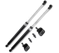 2X Universal 40cm 400mm 300N Car Gas Spring Struts, Front & Rear Trunk Tailgate Boot Shock Lift Strut Support Bar, Black