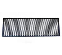 2x Universal ABS Plastic Mesh Grill Black 104x34cm