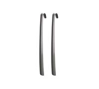 2x Universal Shoehorn Unisex Extra Long Handled Shoe Horn Easy Grip grey 61 cm Shoespooner Schlipp Shoe Boots Stick Handle Adjuster Tongue 24 inch,7 3/8