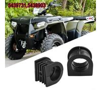 2x Upper Steering Bushing Kit Compatible with For Polaris For Sportsman 400 450 500 570 800 850 For ATV Models (2011-2016) - Black Rubber Replacement Part #5438903,5439731