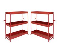 Monster Racking Volcano Metal Van Shelving Unit Duo