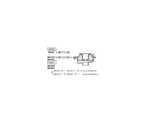 2x Variant1 Monroe Front Top Strut Mounting Kit Shock Damper Genuine OE Quality