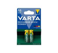 6 VARTA AA RECHARGE ACCU POWER BATTERIES LR6 2400mAh NiMH MIGNON 2BL 1.2V NEW