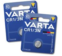 2x VARTA CR1/3N 1/3N Batteries 3V Lithium Cell Button DL1/3N EXPIRY 04/2035