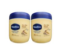 2x Vaseline Intensive Care Body Cream Dry Skin Repair With Pure Oat Extract400ml