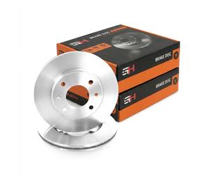 2x Ventilated Brake Discs Front for PEUGEOT 206 1.4-1.9 1998-, 306 1994-2002