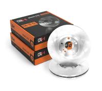 2x Ventilated Brake Discs Front for RENAULT LAGUNA II, GRANDTOUR 2001-