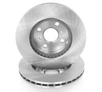 2x Ventilated Brake Discs Front for TOYOTA COROLLA (E10, E11) 1992-2002