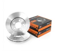2x Ventilated Brake Discs Front for VW GOLF IV, SKODA FABIA, AUDI A3 1.4 16V