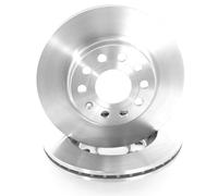 2x Ventilated Brake Discs Front for VW GOLF V 2003-, SKODA OCTAVIA 2004-, AU