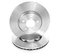 2x Ventilated Brake Discs Front Right and Left for CHRYSLER PT-CRUISER 2000-