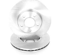2x Ventilated Brake Discs Front Right and Left for FORD TRANSIT CONNECT 2002->