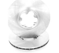 2x Ventilated Brake Discs Front Right and Left for FORD TRANSIT RWD 2000->