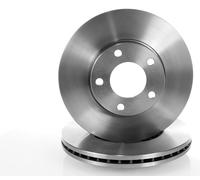 2x Ventilated Brake Discs Front Right and Left for MAZDA 3 2003-, MAZDA 5 2005-