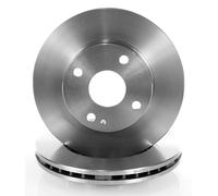 2x Ventilated Brake Discs Front Right and Left for MAZDA 323 (BJ) 1998-2003