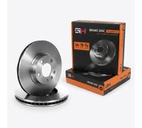 2x Ventilated Brake Discs Front Right and Left for Opel Omega B 1994- 296mm