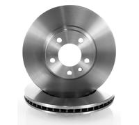 2x Ventilated Brake Discs Front Right and Left for Opel Omega B 1994- 296mm