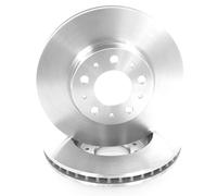 2x Ventilated Brake Discs Front Right and Left for VOLVO S70, S90, V70, V90