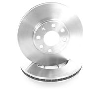 2x Ventilated Brake Discs Front Right & Left for OPEL ASTRA G 1.2-2.0D 1998-2005