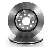 2x Ventilated Brake Discs Rear for AUDI A3, SUPERB, VW GOLF V, PASSAT 2005-