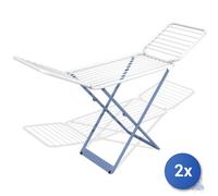2X Vileda Perla Resin Drying Rack With Wheels