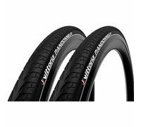 2x Vittoria Randonneur Urban City Commuting Rigid Bike Tyre 700x35c Reflective