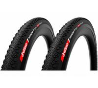 2x Vittoria Terreno T30 Fine Loose Gravel Cyclocross Sport Rigid Tyres 700x35c
