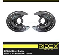2X VW Caddy Rear Brake Disc Dust Covers for 235mm Discs Left / Right 2K0615609