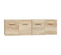 2x Wall Cabinets Engineered Wood Storage Cabinet Multi Colours/Sizes vidaXL