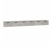 2x Wall Cabinets Engineered Wood Wall Floating Cabinet Multi Colours vidaXL