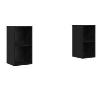 2x Wall-mounted TV Cabinets TV Stand Lowboard Chipboard Multi Colours vidaXL
