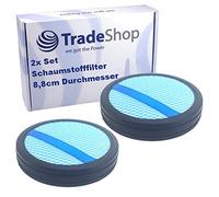 2x Washable Foam Filter with Rubber Seal for Philips CP 9985 CP9985/01 432200494361 ZVOT951 PowerPro Aqua PowerPro Duo