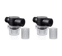 2X Water Pump Strainer Filter Set Include Twist on Pipe Strainer and Extra 50 Mesh Filter Screen, 1/2 Filter