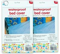 2x Waterproof Mattress Protector Single Bed Size - for Bed Wetting Kids Baby Adults & Pets - Washable Bed Cover 200x100cm - Bundled by GetInStyle Shop