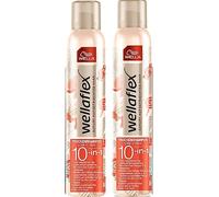 2x WellaFlex 10-in-1 Sweet Sensation Dry Shampoo 180ml with Light Floral Aroma