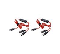2X WERSI 5-Pin Midi to USB in-Out Cable Adapter Converter for Windows Ios Laptop to Music Piano Keyboard