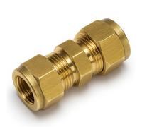 2X Westco 15mm/10mm Compression Reducing Coupling Brass DZR Pipe Connector