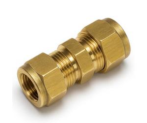 2X Westco 15mm x 10mm Compression Reducing Coupling Brass DZR Connector | 15mm x 10mm Connection Compatible with Standard UK Cisterns | Pipe Replacement for Broken or Worn Handles J603