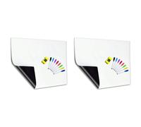 2X Whiteboard Magnetic Fridge White Board A3 for Home Kitchen Menu Meal Shopping List,Reminder Notice Memo Board