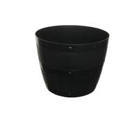 2x Whitefurze G0850BL 50cm Barrel Planter - Black