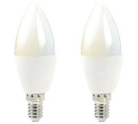 2X Wifi Colour Change Led Light Bulb 4.5W E14 Warm Cool White Mini Dimmable Lamp