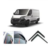 2x Wind Deflectors for FIAT Ducato for PEUGEOT Boxer for Citroen Relay/Jumper 2006 2007 2008 2009 2010 2011 2012 2013 2014 2015 2016 2017 2018 2019 2020 2021 2022 2023 2024 2025 for Vauxhall Movano