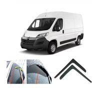 2x Wind Deflectors for FIAT Ducato for PEUGEOT Boxer for Citroen Relay/Jumper 2006 2007 2008 2009 2010 2011 2012 2013 2014 2015 2016 2017 2018 2019 2020 2021 2022 2023 2024 2025 for Vauxhall Movano