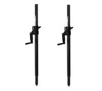 2x Wind Up M20 SCREW DJ PA ADJUSTABLE EXTENSION SUB SPEAKER SATELLITE POLE