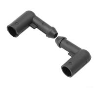 2X Windscreen Washer Fluid Tube Connector with 90 Degree Bend for For OPEL For ASTRA H For CORSA D For ZAFIRA B 13171805 Plastic Fitting