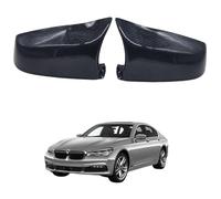 2x Wing Mirror Cover Cap for BMW 5 Series E61 LCI 2008-2010 Carbon Fiber Texture - Side Rearview Mirror Housing Replacement Car Styling Exterior Accessories