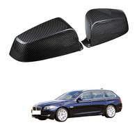 2x Wing Mirror Cover Cap for BMW 5-Series F11 Touring 2010-2013 Pre-facelift(Do not fit M5) Carbon Fiber Texture 51167187431 51167187432 - Side Rearview Mirror Housing Replacement