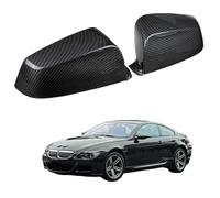 2x Wing Mirror Cover Cap for BMW 6-Series E63 LCI Coupe 2008-2011 Facelift(Do not fit M6) Carbon Fiber Texture 51167187431 51167187432 - Side Rearview Mirror Housing Replacement Car Styling