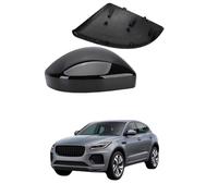 2x Wing Mirror Cover Cap for Jaguar E-Pace X540 2017-2022 SUV Black - Side Rearview Mirror Housing Replacement Car Styling Exterior Accessories